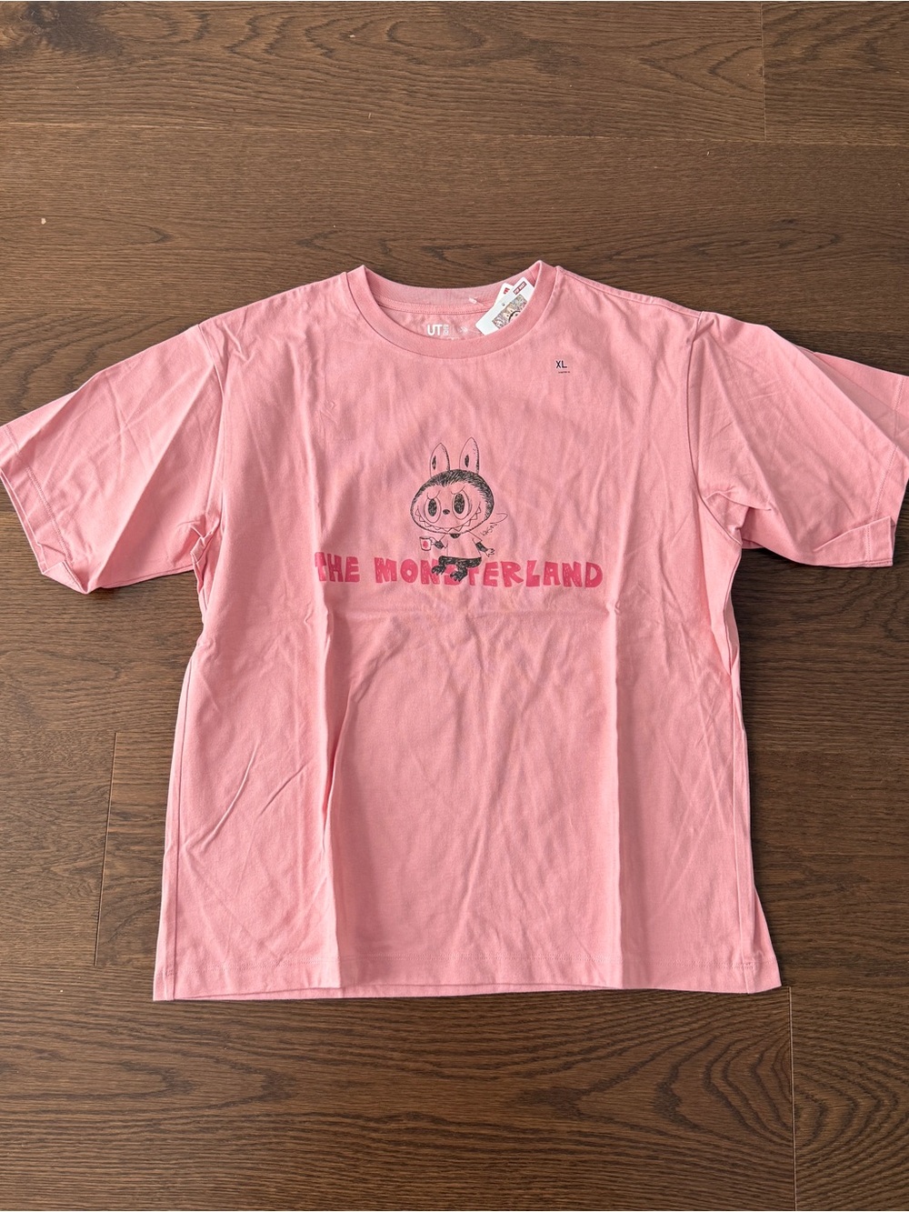 Uniqlo Pink 'The Monsterland' Graphic Tee